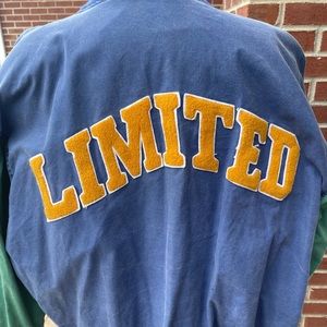 VINTAGE The Limited Baseball Jacket with patches!